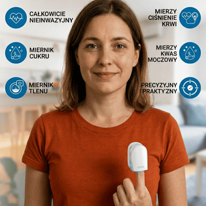 [GlucoZen™] Przenośny monitor zdrowia 3 w 1 dla większego spokoju każdego dnia