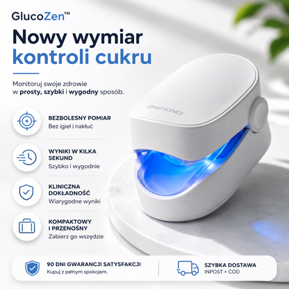 [GlucoZen™] Przenośny monitor zdrowia 3 w 1 dla większego spokoju każdego dnia