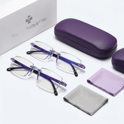 [KUP 1 OTRZYMAJ 2 GRATIS] Titanium ProStyle™ TR90 – Inteligentne Wsparcie Wzroku i Brak Zmęczenia Oczu